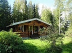 Небольшая уютная дача из бруса на берегу озера Kuonajärvi - код 48559