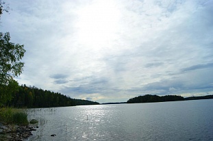 Красивый участок с великолепной панорамой на водную гладь озера Saimaa- код 47536
