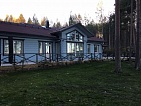 Современный дачный комплекс из клееного бруса на озере Saima 2016 года постройки - код 57137