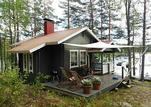 Летняя дача на берегу озера Saimaa - код 44665