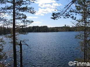 Группа участков на озере Riitjärvi недалеко от Ruokolahti - код 26154