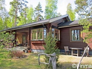 Красивый  дом на берегу озера Saimaa в  курортном районе Taipalsaari - код 15006