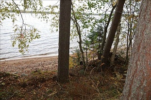 Городской участок на берегу озера Pyhävesi в городе Mäntyharju - код 42377