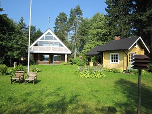 Кирпичный дом в Lahti с собственным берегом - код 46863