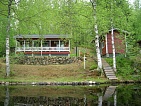 Аккуратная дача на берегу озера Halpanen в Mikkeli - код 46416