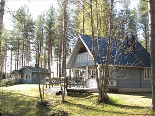 Великолепная дача на берегу озера Ruokojärvi - код 54188