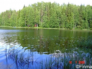 Участки на берегу озера Iso-Tevalampi с собственной береговой линией в Ruokolahti