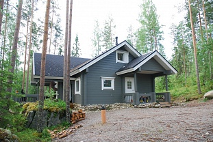 Современный дом на берегу крупного озера недалеко от города Savonranta - код 32735
