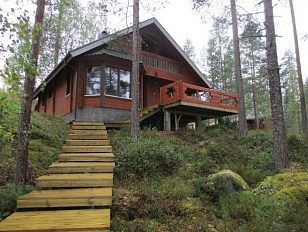 Дача на берегу озера Haapavesi недалеко от города Savonlinna  - код 36444