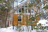Красивый дом на берегу озера Haukivesi в собственной бухте - код 10360