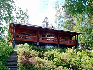 Просторная двухэтажная дача на берегу озера Päijänne в Asikkala - 40358
