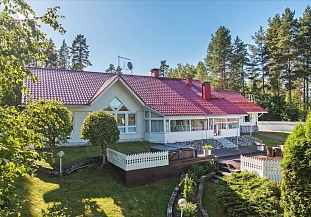 Большой дом для постоянного проживания на берегу Haukivesi (Saimaa) - код 44580