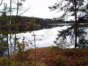 Участок на берегу озера Hiehojärvi в Anttola недалеко от Mikkeli - код 54724