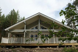 Прекрасный дом в Ruokolahti на берегу озера Saimaa - код 33524