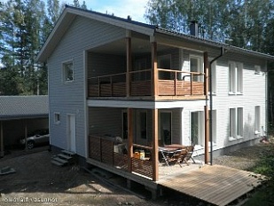 Просторный двухуровневый дом на берегу озера в  новом районе города Taipalsaari 31850