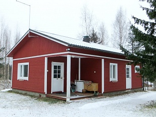 Дом и баня на берегу озера Piojärvi для отдыха круглый год - код 48694