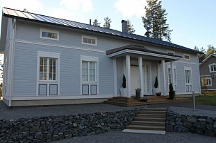 Современный  дом  в городе  Juva в Восточной Финляндии - код 36825