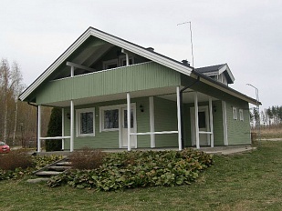Дом на живописном берегу озера Pyhäjärvi в восточной Финляндии 39205