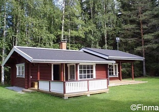 Уютная дача в Savonranta на берегу озера - код 8605